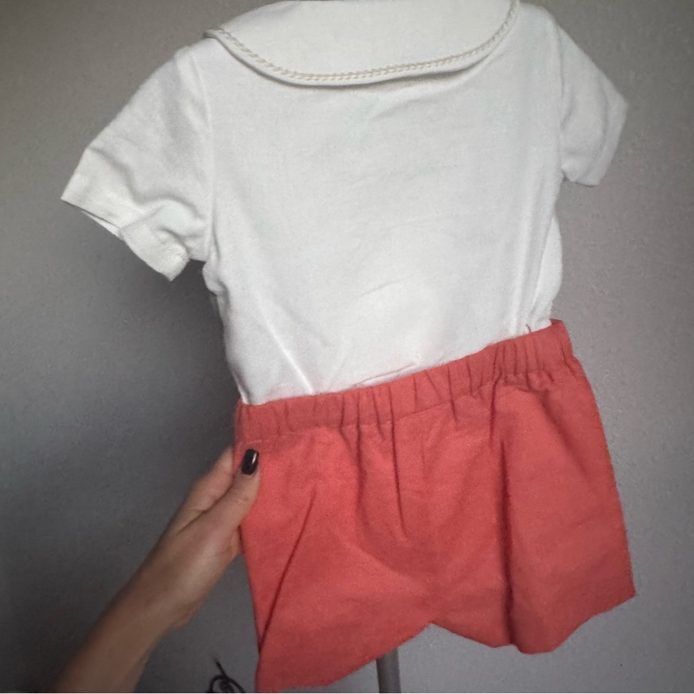 NWT Edgehill Collection x Kristin Ellen Hockman Augie Sailor Collar & Shorts Set - Picture 8 of 9
